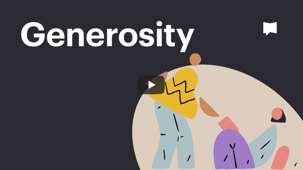 Biblical Themes: Generosity |&nbsp;BibleProject