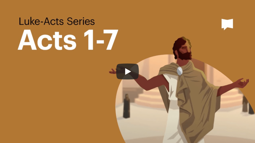 Luke-Acts Series: Pentecost (Acts 1-7) |&nbsp;BibleProject