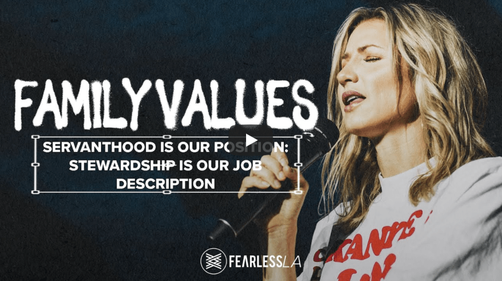 Family Values: Servanthood is Our Position (Stewardship Is the Job Description) | Christy&nbsp;Johnson