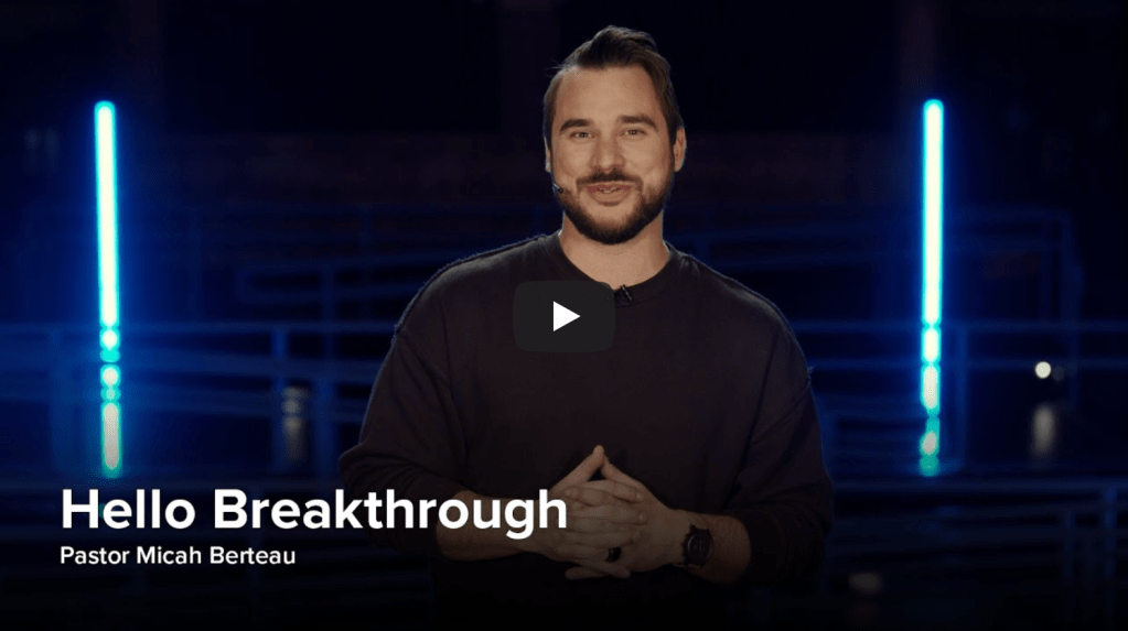 Hello Breakthrough | Micah&nbsp;Berteau