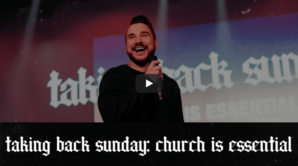 Never Just Another Sunday:  Taking Back Sunday-Church Is Essential | Micah&nbsp;Berteau