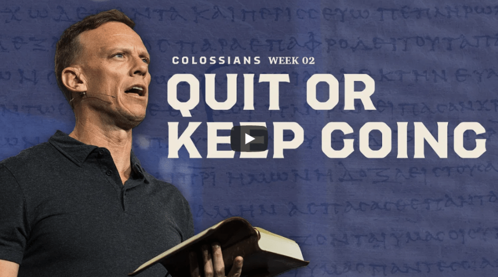 Contending to Continue | Colossians | Aaron&nbsp;Burke